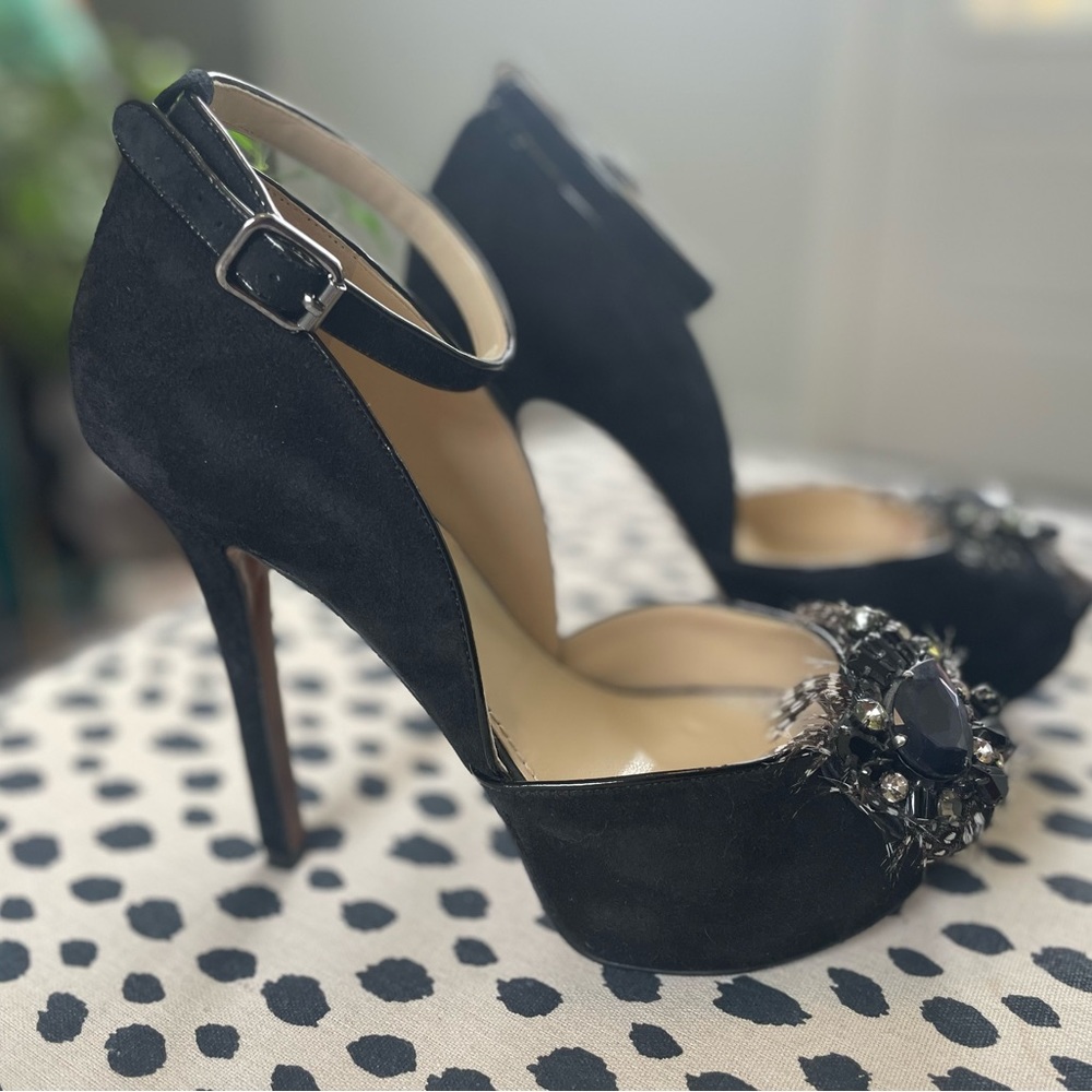 Enzo Angiolini Eathaddea Ankle Strap Heels Shoes! Size 7.5